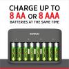 imageRayovac AA Batteries Double A Battery Rechargeable 8 CountCharger
