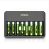 imageRayovac AA Batteries Double A Battery Rechargeable 8 CountCharger
