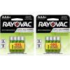 imageRayovac AA ampamp AAA Rechargeable Batteries with Battery Charger 2 AA ampamp 2 AAA Rechargeable Batteries with Charger9V
