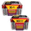 imageRayovac Fusion AA and AAA Batteries 30 Double A and 30 Triple A Batteries Combo Pack 60 CountCombo Pack  30 AA  30 AAA
