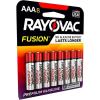 imageRayovac Fusion AAA Batteries Premium Alkaline Triple A Batteries 8 Count8 Count
