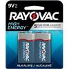 imageRayovac High Energy 9V Batteries 2 Pack Alkaline 9 Volt Batteries