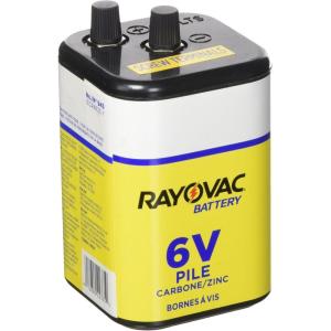 imageRAYOVAC Heavy Duty Lantern Battery 6 Volt Screw Terminals 945R4C945R4