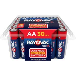 imageRayovac Fusion AA Batteries 30 Pack Double A Alkaline Batteries