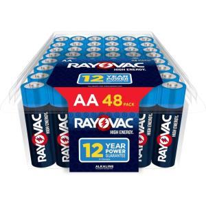 imageRayovac High Energy AA Batteries 48 Pack Double A Alkaline BatteriesAA