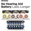 imageRayovac Size 10 Hearing Aid Batteries 16 Pack Size 10 BatteriesYellow Tab