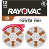 imageRayovac Hearing Aid Batteries Size 312 for Advanced Hearing Aid Devices 16 CountBrown Tab