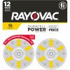 imageRayovac Size 10 Hearing Aid Batteries 16 Pack Size 10 BatteriesYellow Tab