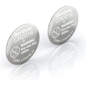 imageRayovac CR2016 Battery 3V Lithium Coin Cell CR2016 Batteries 2 Battery Count2 Count Pack of 1
