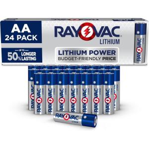 imageRayovac 15V Lithium AA Batteries 24 Pack Double A BatteriesAA Lithium